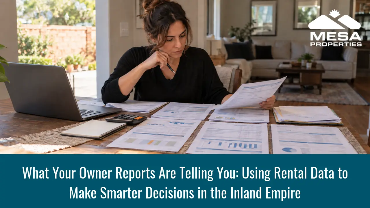 What Your Owner Reports Are Telling You: Using Rental Data to Make Smarter Decisions in the Inland Empire